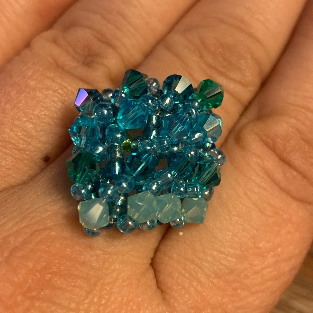 Swarovski In Turquoise Ring